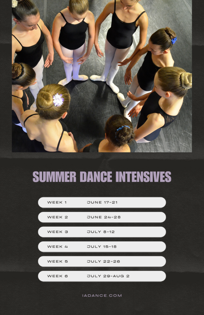 Summer dance intensives schedule2024