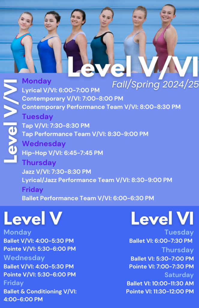 Dance Classes Level V/VI