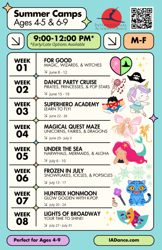 Summer Camp Schedule 2026