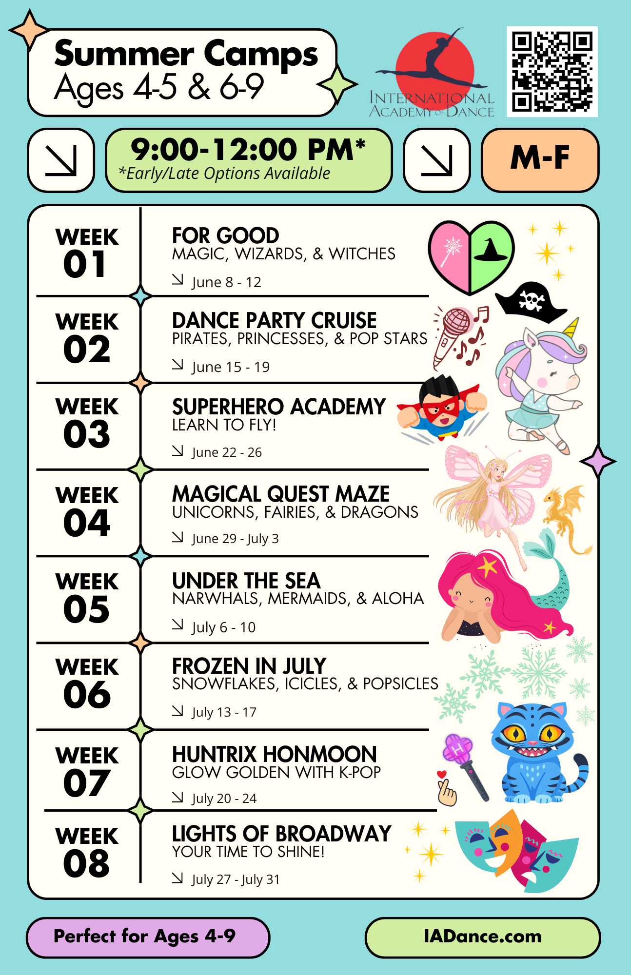 Summer Camp Schedule 2026